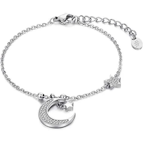 Sconosciuto Bracciale Donna Gioielli Brand Moonlight Casual cod. 06BR001