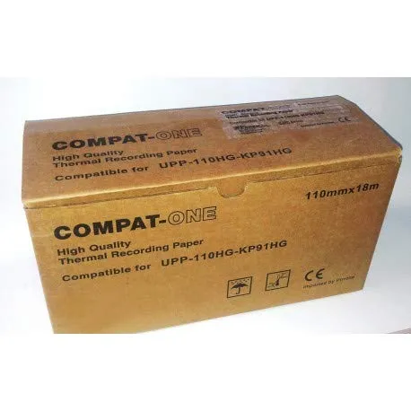 Carta termica compatibile Sony Kit Rotoli di Carta Termica Ultralucida per Stampante Medicale Ecografo Qualità Made In Italy Confezione Da 5 Pezzi – Originale Cura Farma (UPP-110HG 5 PEZZI)