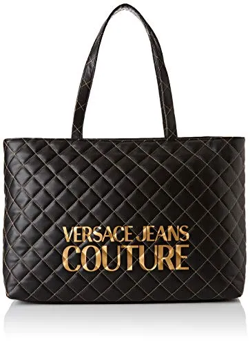 Versace Jeans Bag, Borsa a Mano Donna, Nero (Nero), 14x29x42 cm (W x H x L)