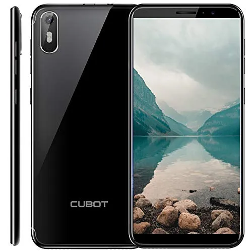 CUBOT J5 Android 9, 5.5 Pollici, Supporto Face ID, RAM 2GB ROM 16GB, La batteria 2800mAh, 3G Smartphone Nero