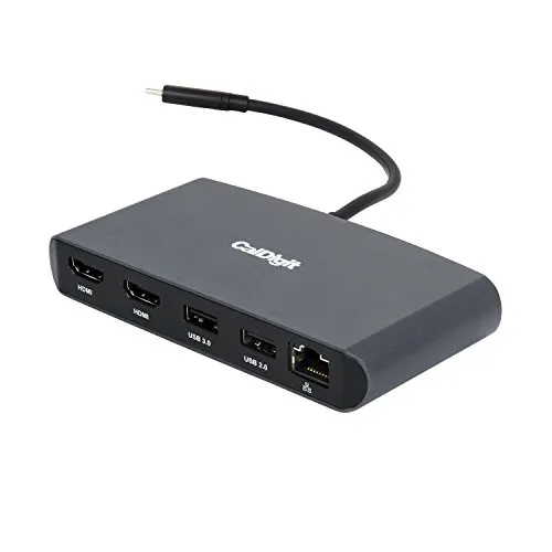 CalDigit 500374 Mini Dock Dual HDMI, Nero