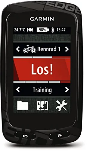 Garmin Edge 810 GPS Bike Computer Cartografico con GPS e Touchscreen, Comunicazione ANT+ e Bluetooth, Colore Nero e Carbonio