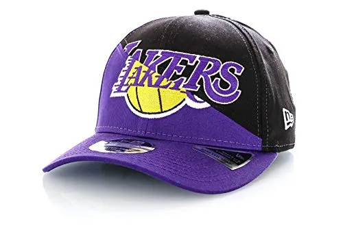 New Era Cappello Unisex NBA Lakers Los Angeles in Tessuto Viola e Nero 12134790