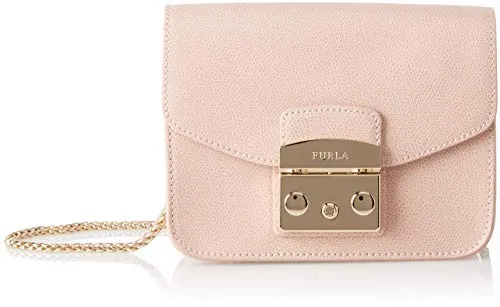 FURLA Metropolis - Borsa Donna, Rosa (Moonstone), 7.5x14x16.5 cm (B x H T)