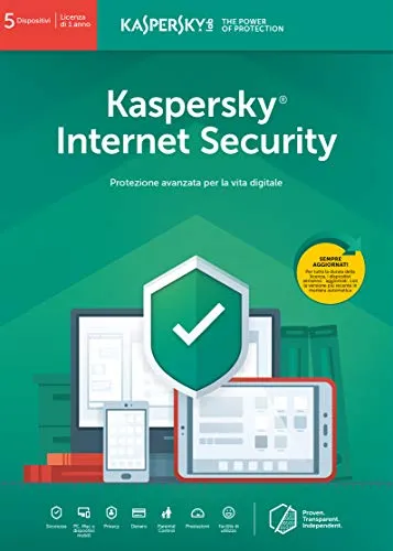 Kaspersky Internet Security 2018 5 Utenti | 1 Anno