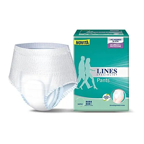 Lines Specialist Pants Super Medium (80-110 cm) - 4 pacchi (48 pannoloni)