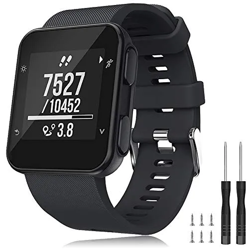 TOPsic Cinturino per Garmin Forerunner 35 Cinturino, Braccialetto Morbido di Ricambio in Silicone per Garmin Forerunner 35 Smart Watch