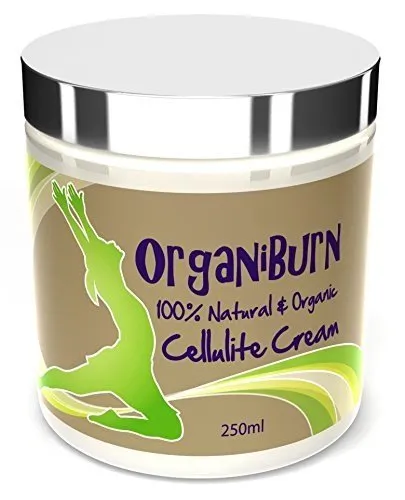 OrganiBurn Crema Cellulite Regno Unito Fatto Con Ingredienti Naturali e Biologici 250ml