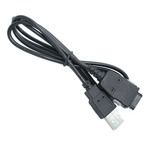 Tiuimk Cavo dati USB per Samsung YP-S3 P3 P2 Q1 Q2 T10 K3 T9 K3 MP3 MP4 cavo di ricarica nero