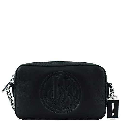 Joop! - Borsa a tracolla da donna con chiusura lampo, colore: nero