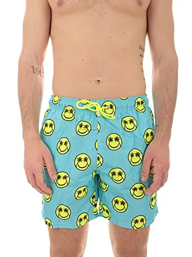 MC2 - Saint Barth Costume Boxer Uomo GUSTAVIA Palm Smile 56 - S