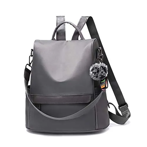 OUSIMEN Zaino Donna Antifurto Nylon Borse a Zainetto Casual Borse a spalla Impermeabile Viaggio Backpack