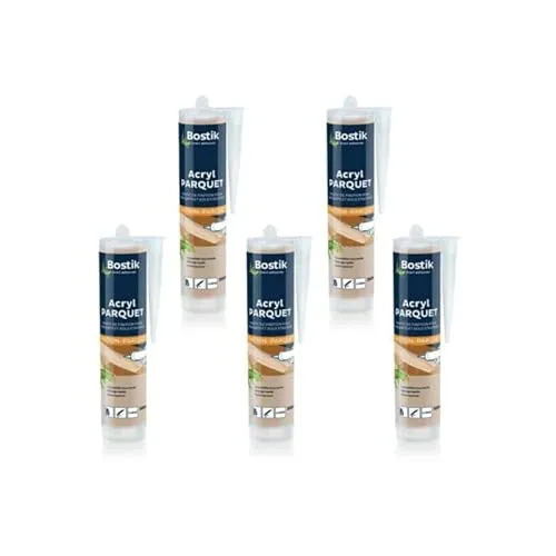 Sigillante Bostik ACRYL parquet acero 310ml di frassino pino x5