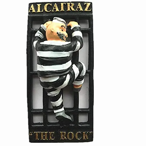 Alcatraz Island California USA 3D frigorifero magnete adesivo decorazione casa e cucina Alcatraz Island California frigorifero magnete turistico souvenir regalo