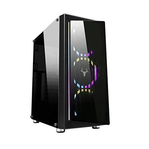 Itek Itgcao45 Case Optoix - Gaming Middle Tower, 2Xusb3, 3X12Cm Argb Fan, Front & Side Panel Temp Glass