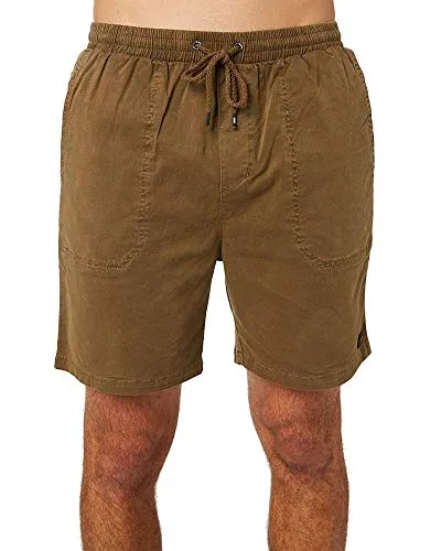 Globe Sub Title Walkshort, Pantalone Corto Uomo, Verde (Field Green), 36