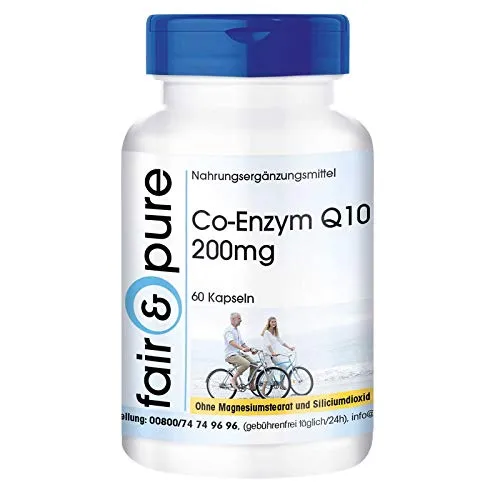 Coenzima Q10 200mg - Vegan - Ubichinone - 60 Capsule