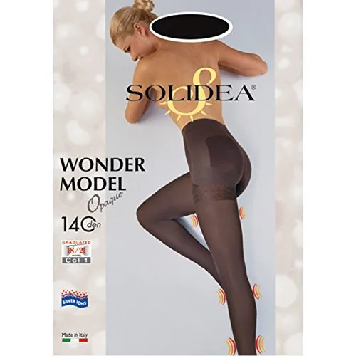 Solidea Wonder Model Collant 140 Opaque Colore Fumo Taglia 1-S