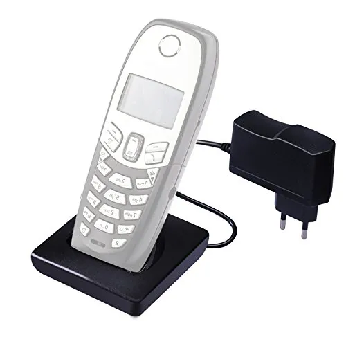 Tera Base di ricarica con alimentatore di rete, telefono cordless C610H C59H A415 A415A A415H A/C430H S810H AC165, AC2, C200, C250, E150, ecc.