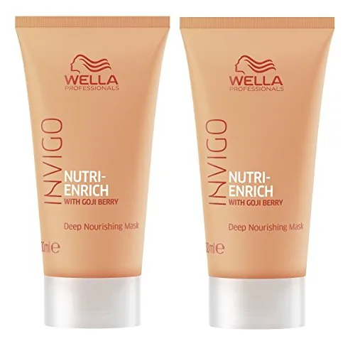 Wella Invigo Nutri-Enrich Deep Nourishing Mask, confezione da 2 (2 x 30 ml)