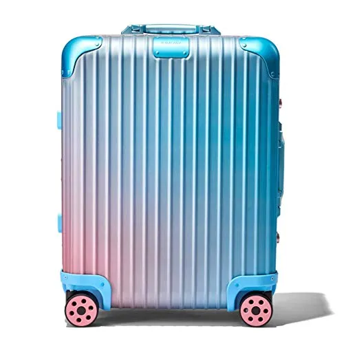 RIMOWA X ALEX ISRAEL ORIGINAL CABIN PLUS TUTA MULTIRUOTE BLUE/ROSA EDIZIONE LIMITATA