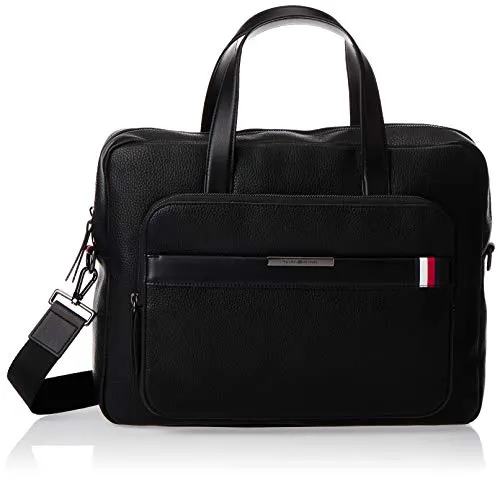 Tommy Hilfiger TH Downtown Computer Bag, Borse Uomo, Nero (Black), 1x1x1 centimeters (W x H x L)