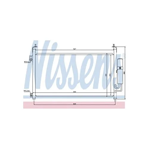 Nissens 94875 - Condensatore, Climatizzatore