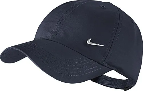 Nike Cappellino Metal Swoosh Heritage 86 - Colore Blu Scuro, Taglia Unica