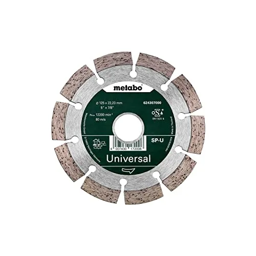 Metabo 624307000 - Disco di taglio diamantato Promotion, 125 x 22,23 mm