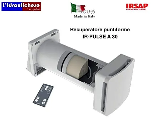 IRSAP RECUPERATORE DI CALORE PUNTIFORME IR-PULSE A 30