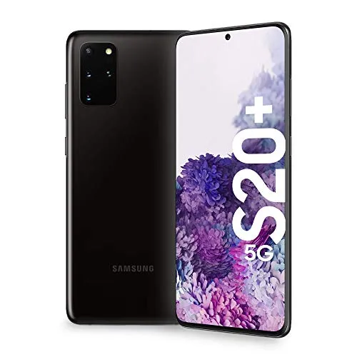 Samsung Galaxy S20+ Smartphone, 5G, Display 6.7" Dynamic AMOLED 2X, 4 Fotocamere Posteriori, 128 GB Espandibili, RAM 12 GB, Batteria 4500 mAh, Hybrid SIM/eSIM, Nero