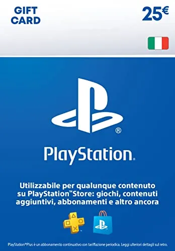 25€ PlayStation Store Gift Card | PSN Account italiano [Codice per email]