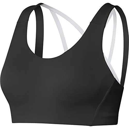 adidas Sfi Alpha Bra Reggiseno Sportivo, Donna, Black, S