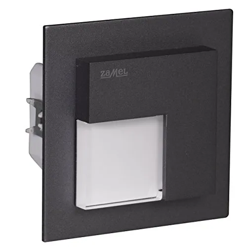 LEDIX 07 – 221 – 32 – Lampada da parete a LED in alluminio, grafite, 7,3 x 7,3 x 4,4 cm