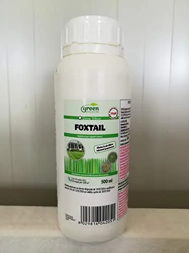 Green Ravenna Foxtail DISERBO GRAMINICIDA Prato di Post Emergenza per Foglia Stretta 500ml