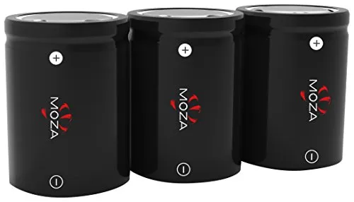 Moza mz0200 – Pack di 3 batterie da 2000 mAh per Air, colore: nero