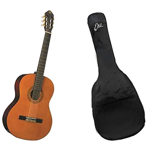 Eko CS-10 Natural Corpo da 39'' Scala 650mm Chitarra classica 4/4 con custodia rockbag