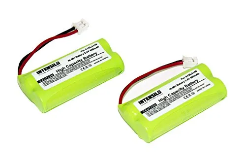 INTENSILO 2x NiMH Batteria 800mAh (2.4V) per Telefono Cordless Siemens Gigaset AL110, AL110 Duo, AL110 Trio, AL110a come V30145-K1310-X359.