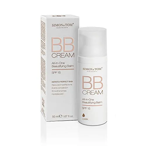 Simon&Tom BB Cream All-in-One Beautifying Balm, 3 Tonalità. Multibenefici in una sola crema: idrata, illumina e protegge. 50ml