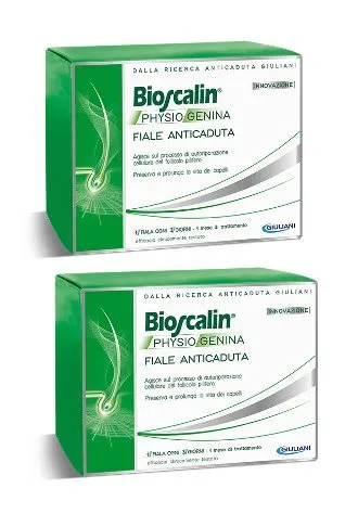 2 x Bioscalin Physiogenina 10 Fiale Anticaduta