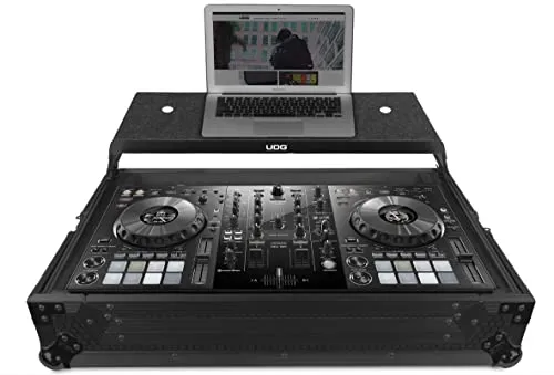 UDG Ultimate Flight Case Pioneer DDJ-800 Black Plus (ripiano per laptop)