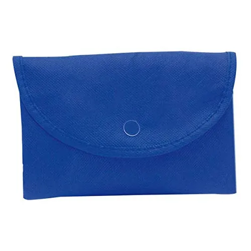 BigBuy Accessories 143246, Borsa Pieghevole Unisex-Adulto, Azul, 45 x 33 x 12 (Asas: 56 Centimeters)