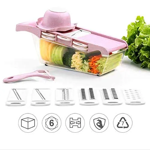 Mandolina Affettatrice, 10 Tagliaverdure Affettaverdure Mandoline Slicer Dicer Food Chopper