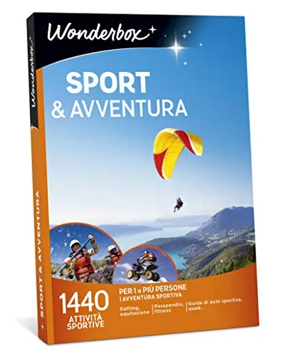 Wonderbox Cofanetto Regalo - Sport & Avventura - Valido 3 Anni e 3 Mesi