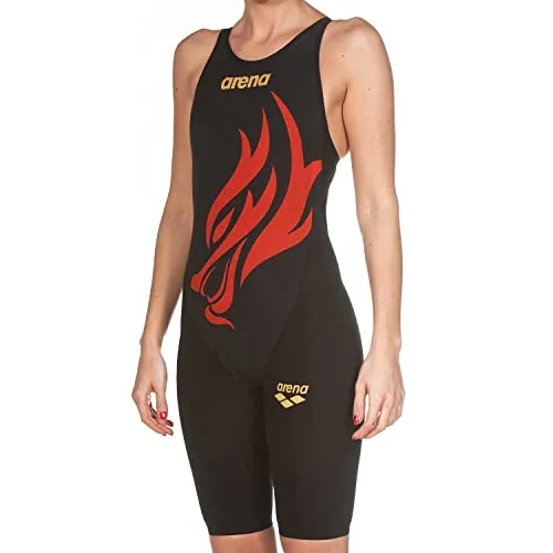 ARENA Costume da Gara Powerskin Carbon Flex VX FBSL da Donna vestibilità Posteriore Aperta Nero 38