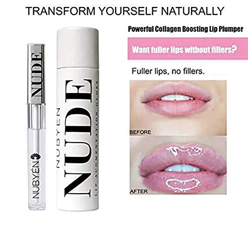 Powerful Volumizing Augment ation PLUMPING Siero Lip Gloss Formula Ted by a Team Of Doctors Natural Chilli Cinnamon Safe reversibile AS AN Alternative to Lip Fillers | Lip Plumper