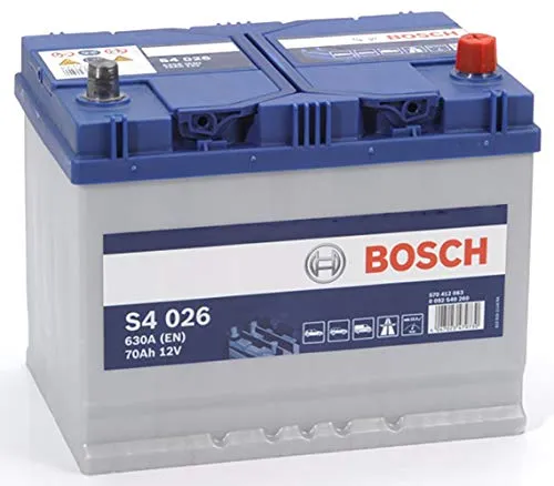 Bosch S4026, Batteria per Auto, 70A/h, 630A, Tecnologia al Piombo Acido, per Veicoli Senza Sistema Start/Stop