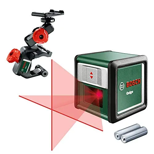 Bosch Home and Garden 0603663500 Livella Laser Quigo Compatta, 1.5 V, Verde