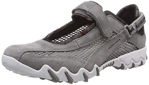 Allrounder by Mephisto Niro Scarpe Running Donna, Grigio (Piombo/Piombo Coresuede 52/Open Mesh 52), 37.5 EU (4.5 UK)