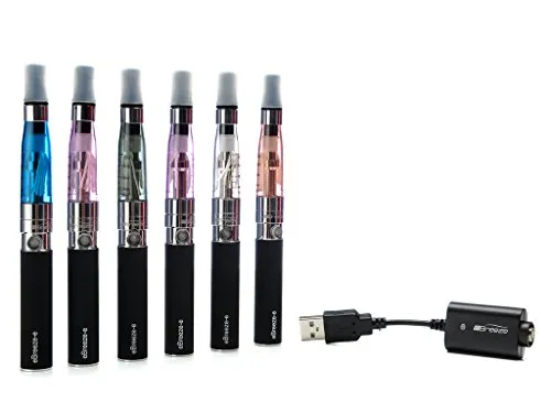 eGo-T sigaretta elettronica CE5, evaporatore da 1,6 ml, batteria 650 mAh, 0 mg di nicotina - Starter kit… B0195A89EY (nero-blu)